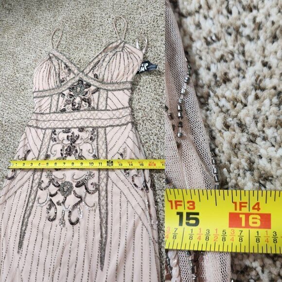 Jump Apparel Beaded Gown Pink Size 3/4 NWT Cut# 27988 - Picture 13 of 16